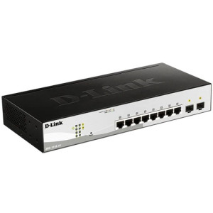 D-Link DGS-1210-10 10-Port Gigabit L2+ Managed Switch, 8 Gigabit ports and 2 SFP ports